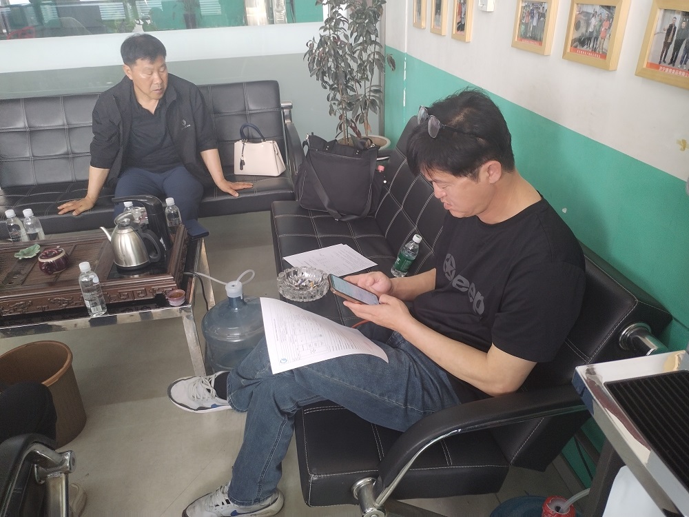Korean customers visited Chike Machinery