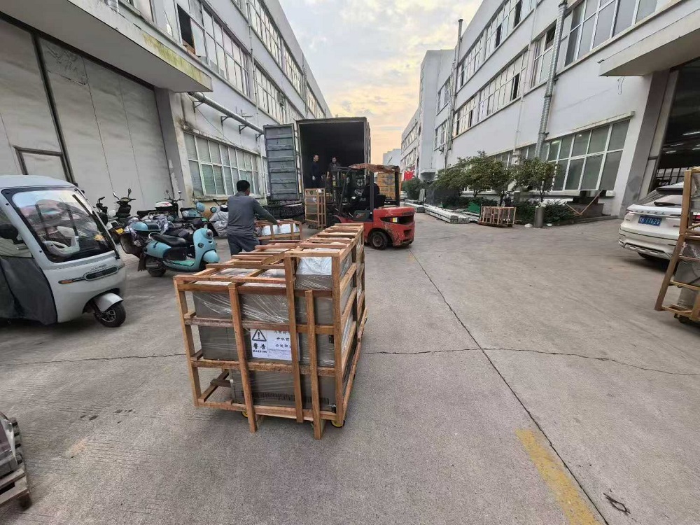 Roasting machinery is delivered nationwide.