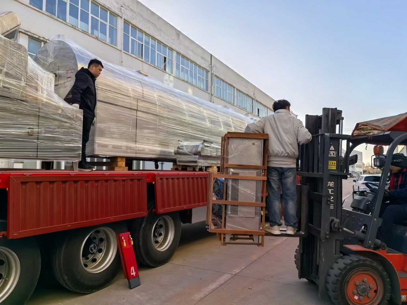Fully automatic roasting production line dispatched to Shanxi
